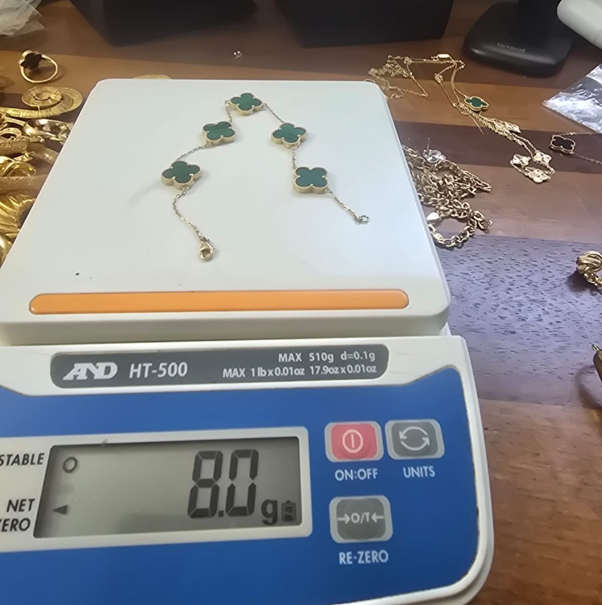 Gold and Silver Earring